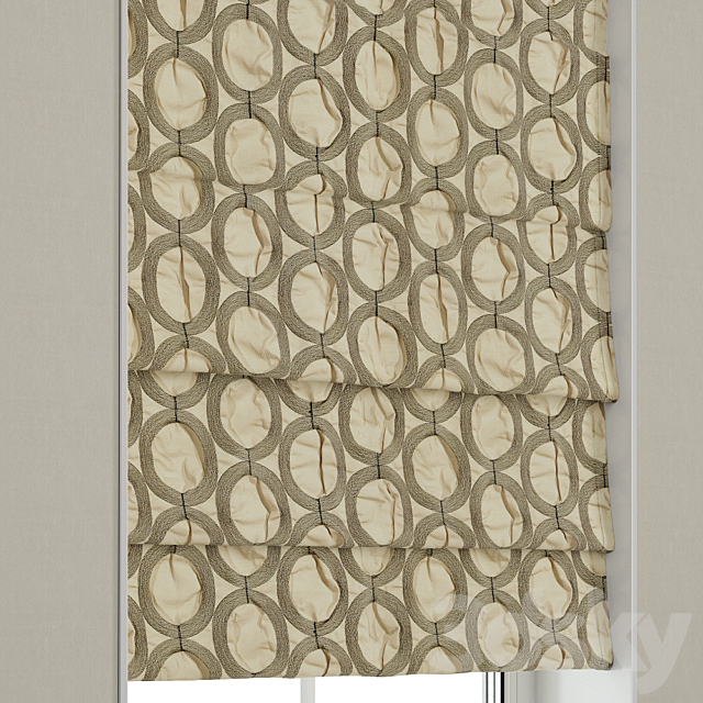 Roman blinds 5 3DSMax File - thumbnail 3