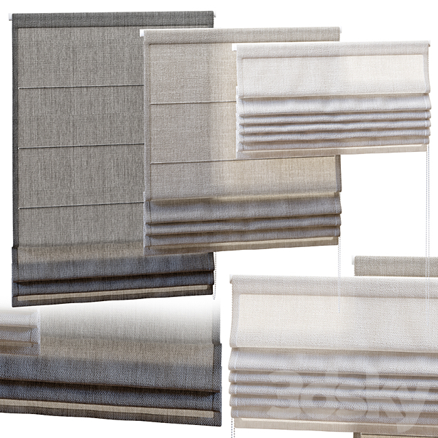 ROMAN BLINDS 700 3DSMax File - thumbnail 1