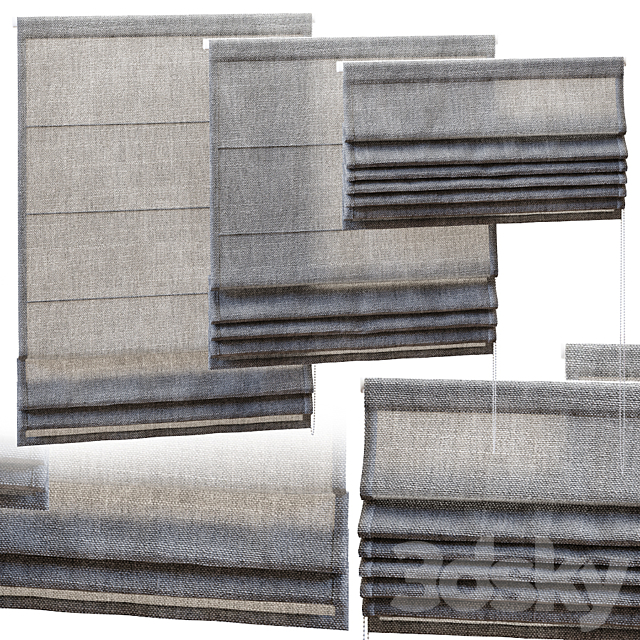 ROMAN BLINDS 700mm 3DSMax File - thumbnail 1