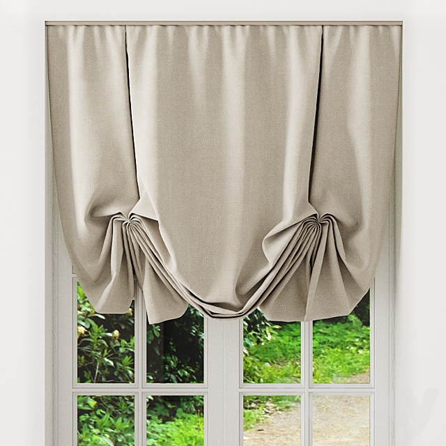 Roman Blinds 8 3DSMax File - thumbnail 1