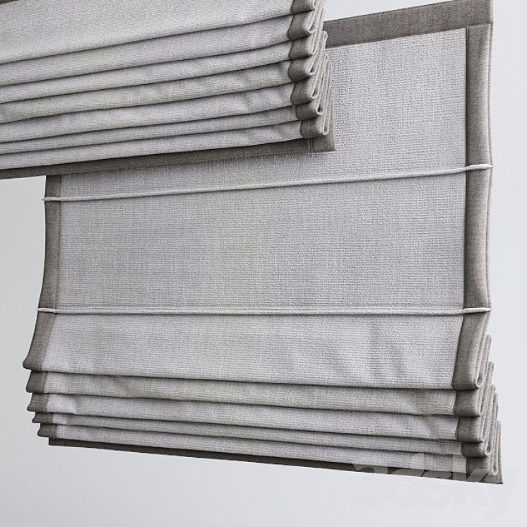 Roman blinds Roman blinds 2 3DS Max - thumbnail 1