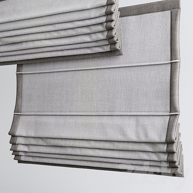 Roman blinds Roman blinds 2 3DSMax File - thumbnail 1