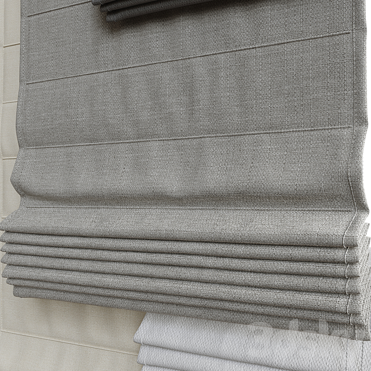 Roman curtain 3DS Max Model - thumbnail 2