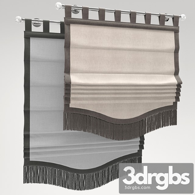 Roman Curtain Part 441 3dsmax Download - thumbnail 1