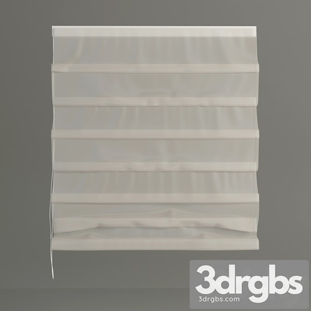 Roman Curtain Transparent 3dsmax Download - thumbnail 1