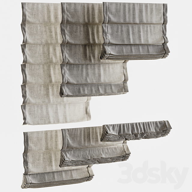 ROMAN_BLINDS_01 3ds Max - thumbnail 1