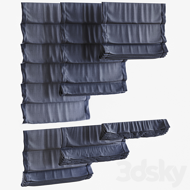 ROMAN_BLINDS_01 3ds Max - thumbnail 2