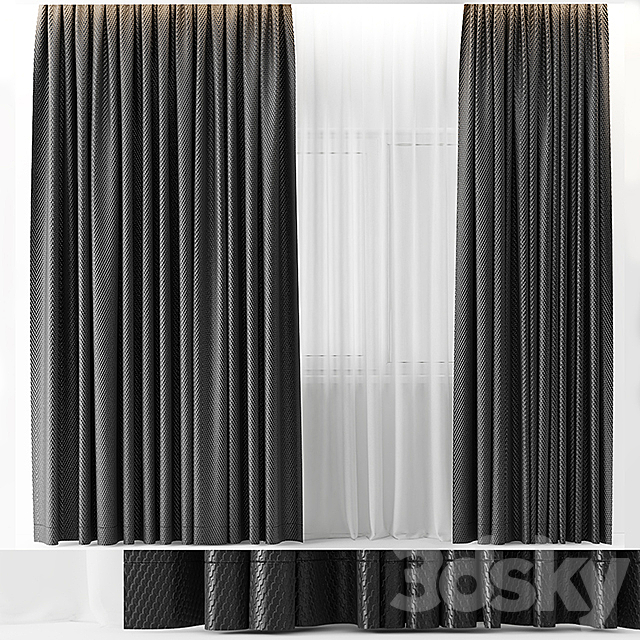 rubber curtains 3DSMax File - thumbnail 1