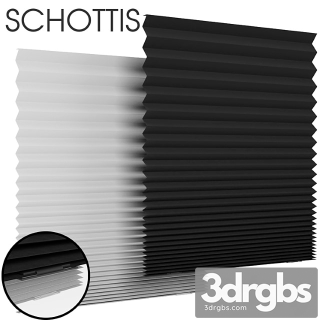 Schottis block-out pleated blind - thumbnail 1