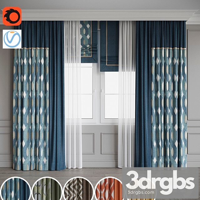 Set of curtains 102 - thumbnail 1