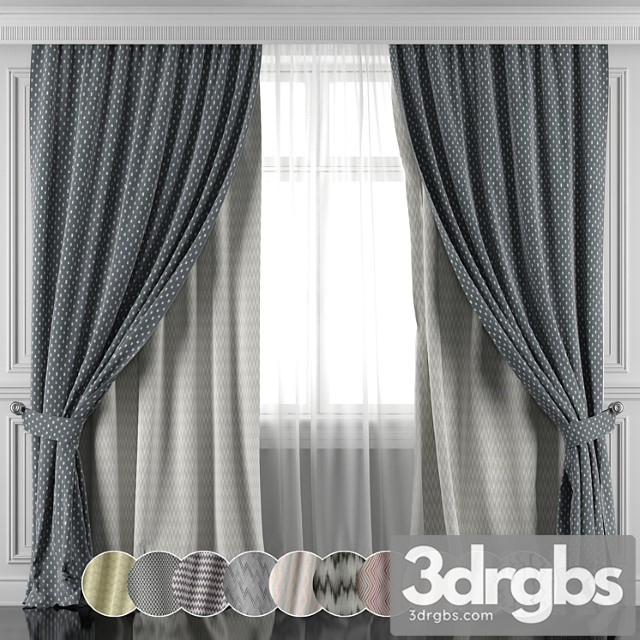 Set of curtains 456-461 - thumbnail 1