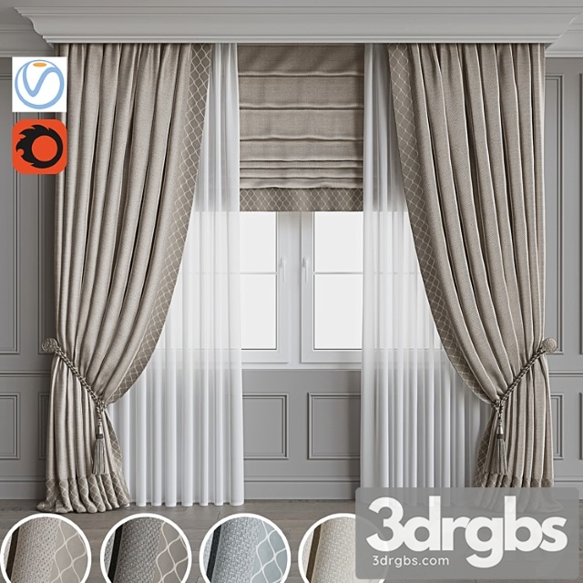 Set of curtains 64 - thumbnail 1