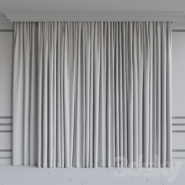 Set of curtains 72 3DSMax File - thumbnail 3