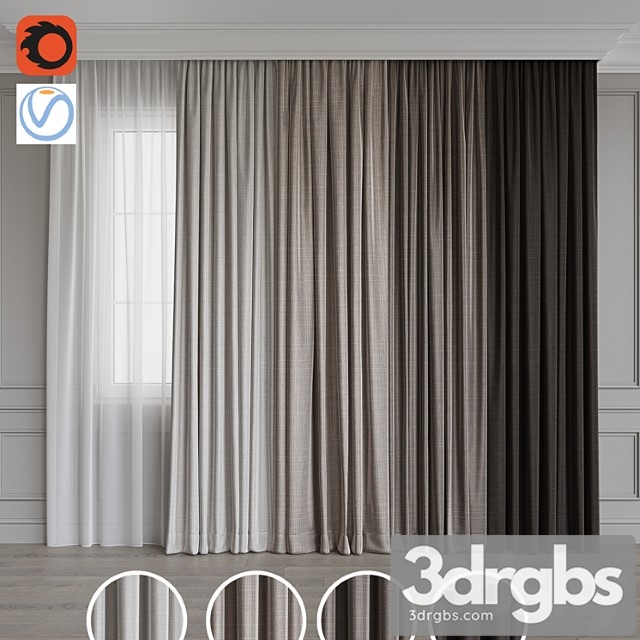 Set of curtains 86 - thumbnail 1