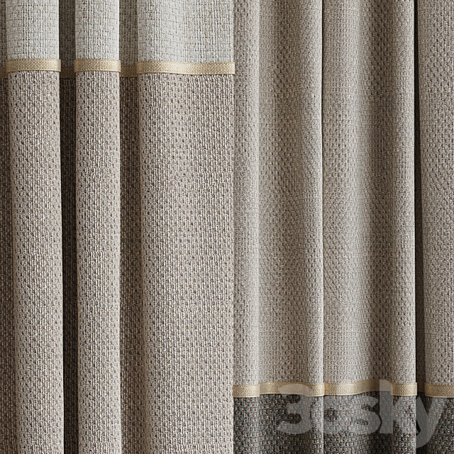 Set of curtains 92 3DSMax File - thumbnail 3