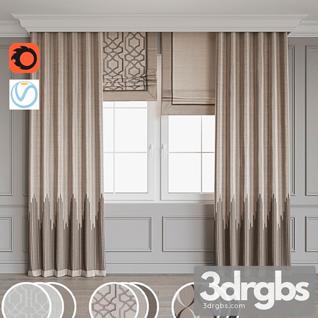 Set of curtains 93 - thumbnail 1