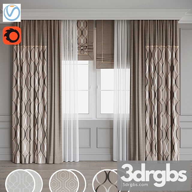 Set of curtains 98 - thumbnail 1