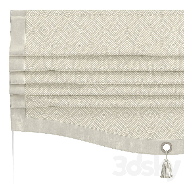 Set of Roman curtains ARISSA (INMA) 3DSMax File - thumbnail 2