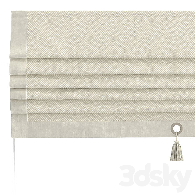 Set of Roman curtains TITOS (INMA) 3DS Max Model - thumbnail 2