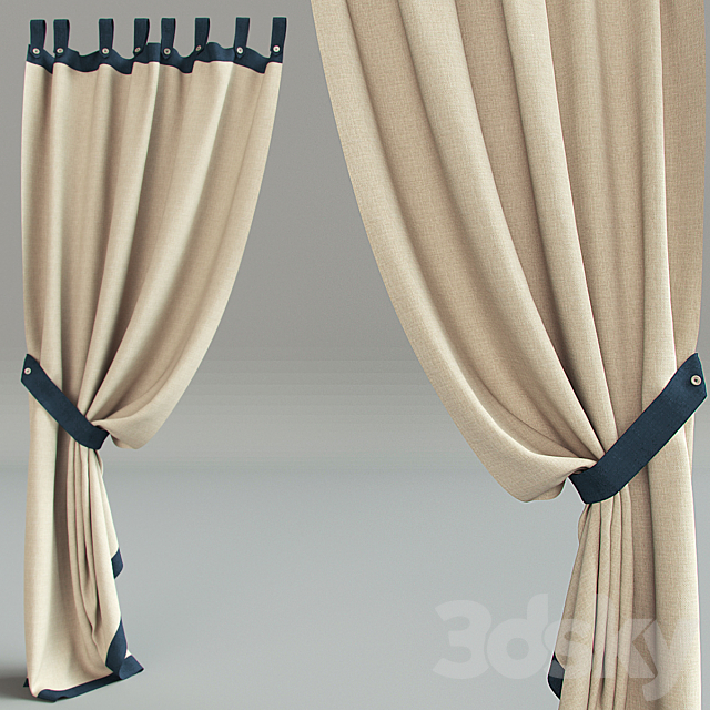 Shade button-garter 3DSMax File - thumbnail 1