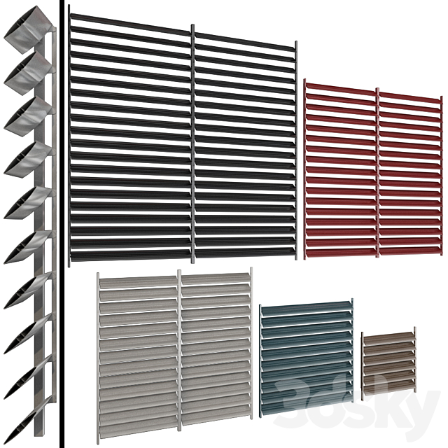 Shutter for windows and doors 3ds Max - thumbnail 1