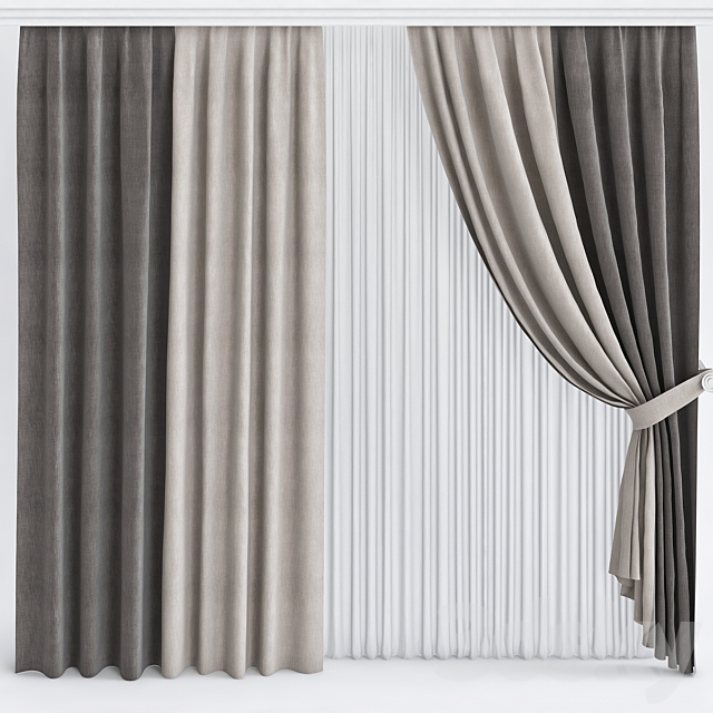 Swayam curtains 3DSMax File - thumbnail 1