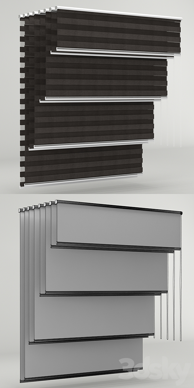 The role of curtains “Day-night” 3DSMax File - thumbnail 3