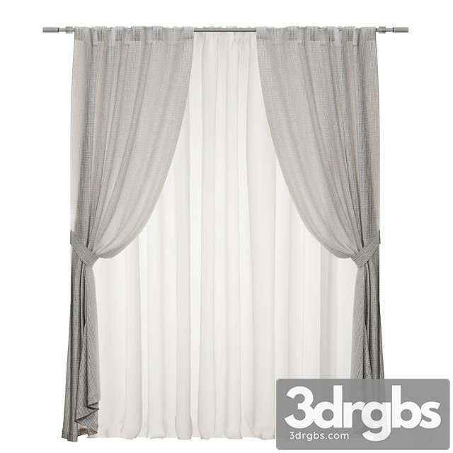 Tie-down curtains - thumbnail 1