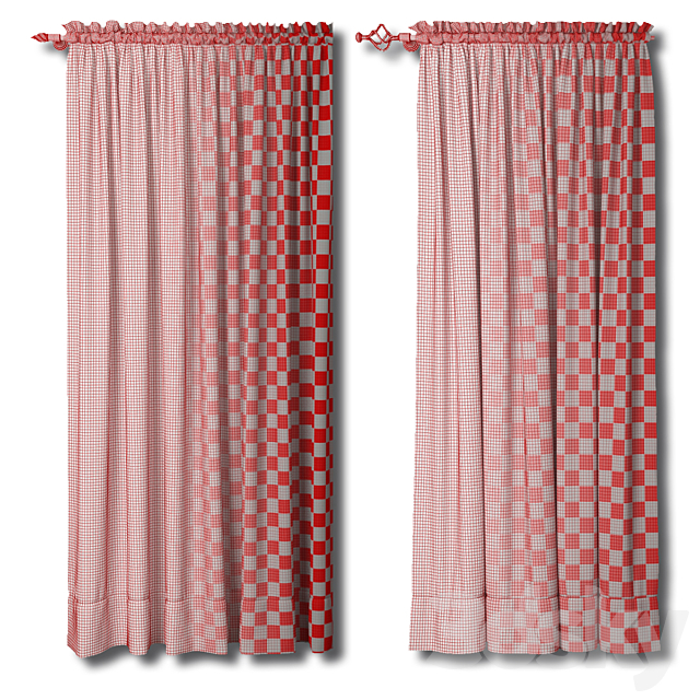 Tulle. curtain 3DSMax File - thumbnail 3