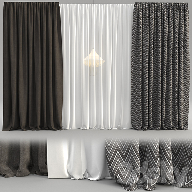 Tulle curtains 3DSMax File - thumbnail 2