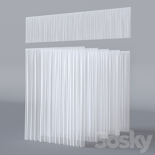 Tulle set 01 3DSMax File - thumbnail 1