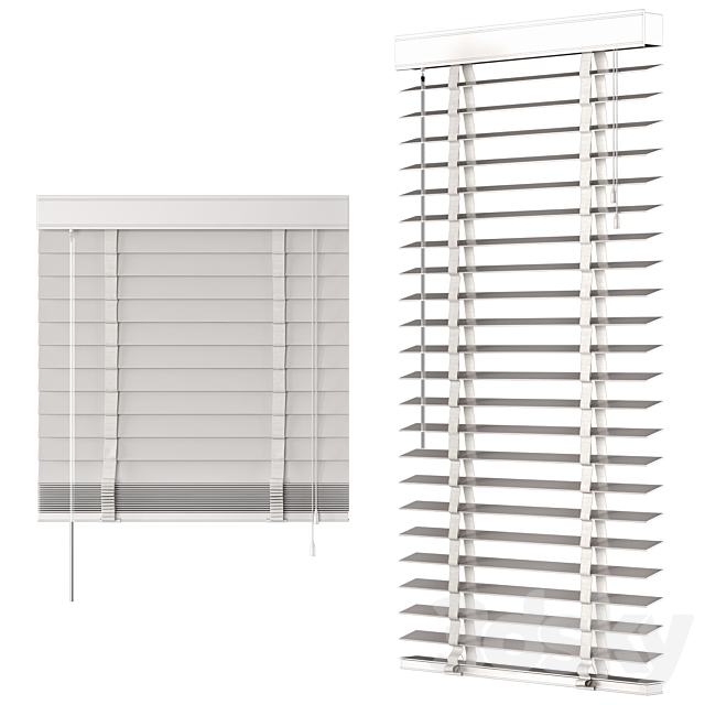 Venetian Blind 01 | NEXT | 50mm Slat Venetian Blind 3DS Max Model - thumbnail 3