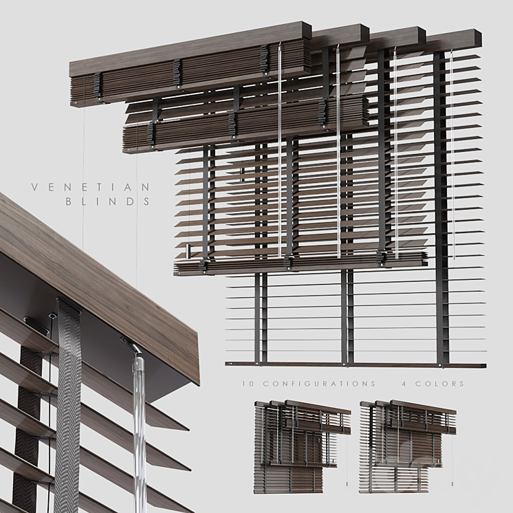 Venetian blinds 1 3DS Max - thumbnail 1