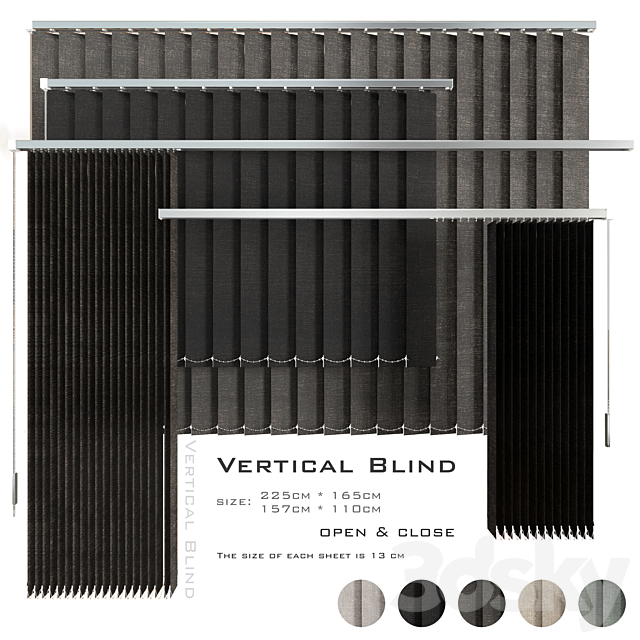 Vertical Blind 3ds Max - thumbnail 3