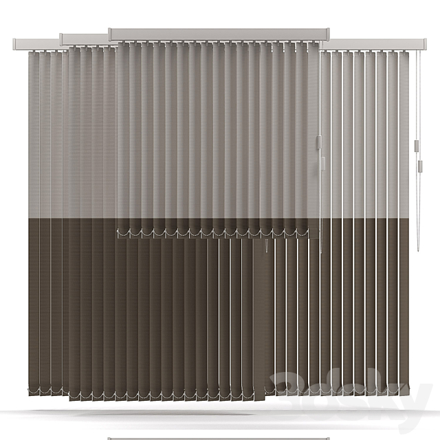 VERTICAL BLINDS 5. OPTIMIZED 3DSMax File - thumbnail 3