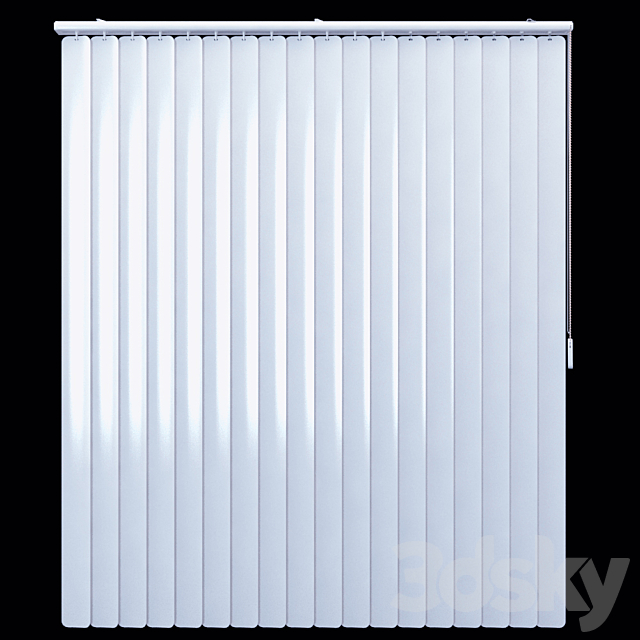 Vertical Blinds (Vertical blinds) 3ds Max - thumbnail 1