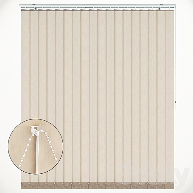 Vertical Blinds (Vertical blinds) 3DSMax File - thumbnail 1