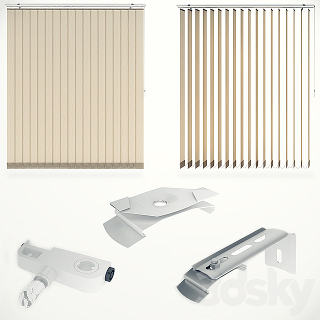 Vertical Blinds (Vertical blinds) 3DSMax File - thumbnail 3