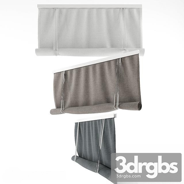 Window Curtain Fabric 03 3dsmax Download - thumbnail 1