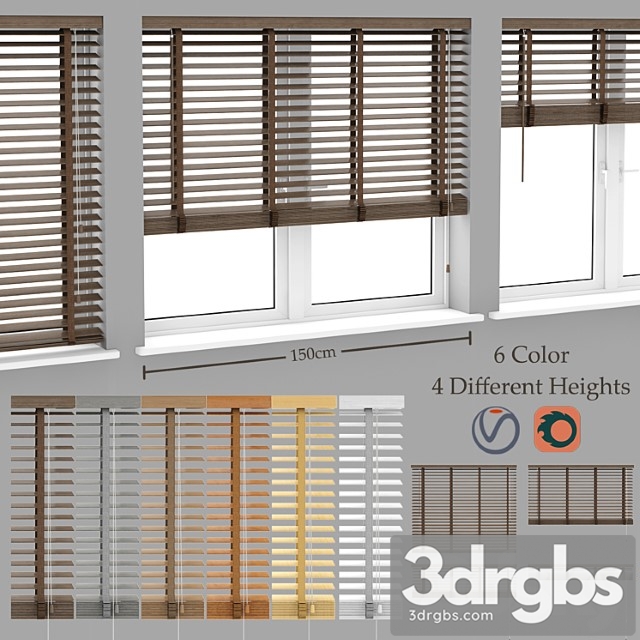 Wood blinds venetian - thumbnail 1