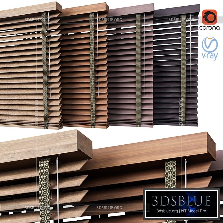 WOOD_Venetian_Blind_vol01 3DS Max - thumbnail 3