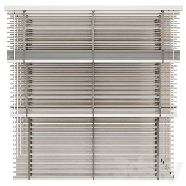 Wooden blinds 03 Folding wooden blinds 3DS Max Model - thumbnail 4