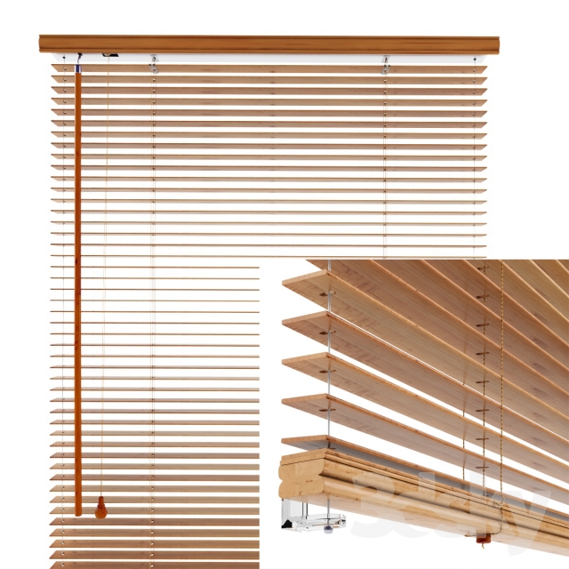 Wooden Blinds 3DS Max - thumbnail 3