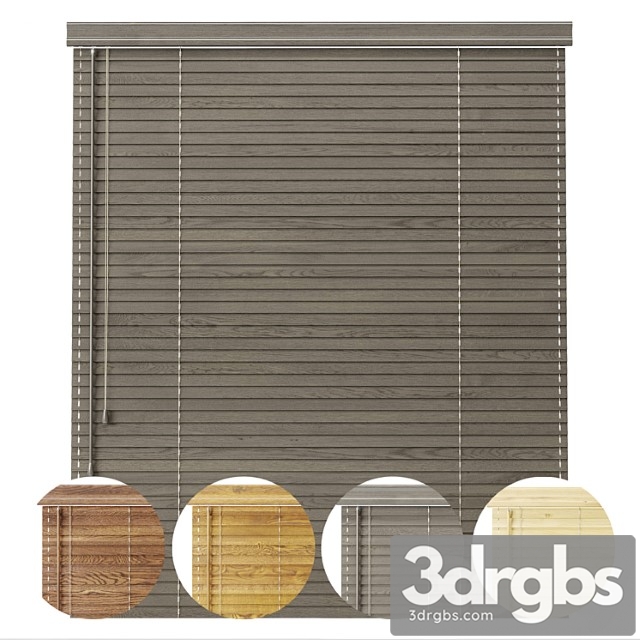 Wooden Blinds 3dsmax Download - thumbnail 1