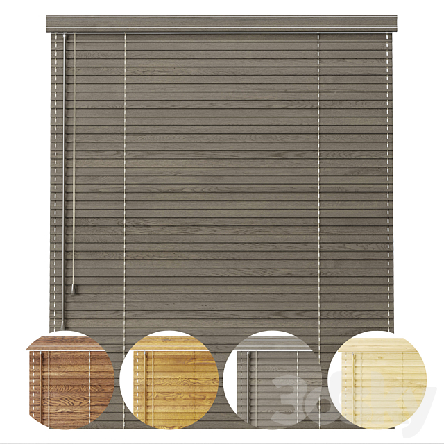 Wooden Blinds 3DSMax File - thumbnail 1