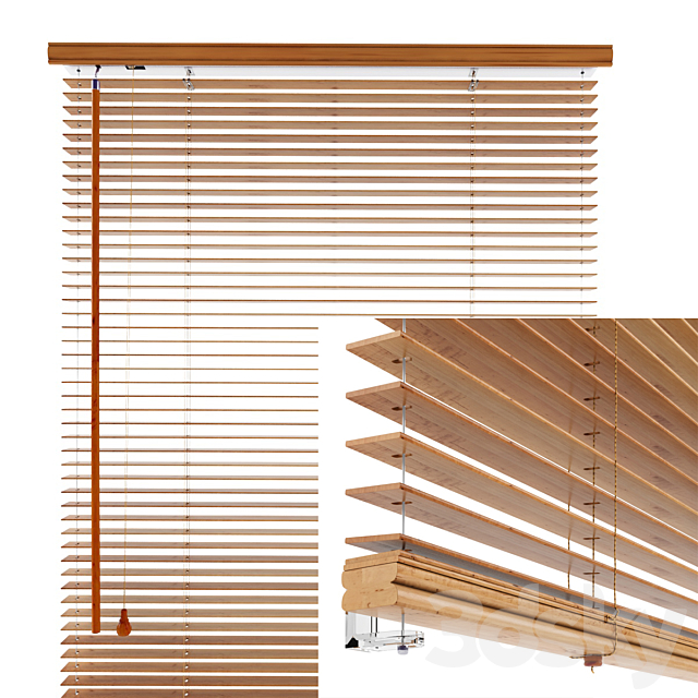 Wooden Blinds 3DSMax File - thumbnail 1