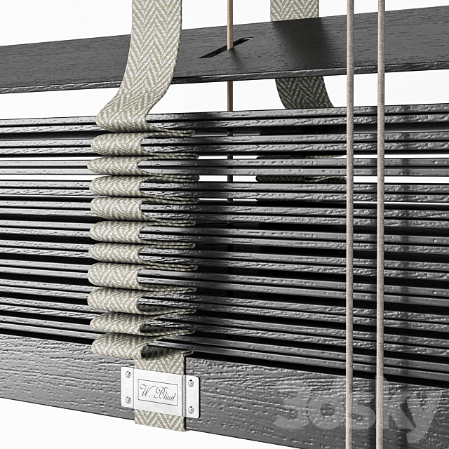 Wooden Blinds Set 09 3DS Max Model - thumbnail 4