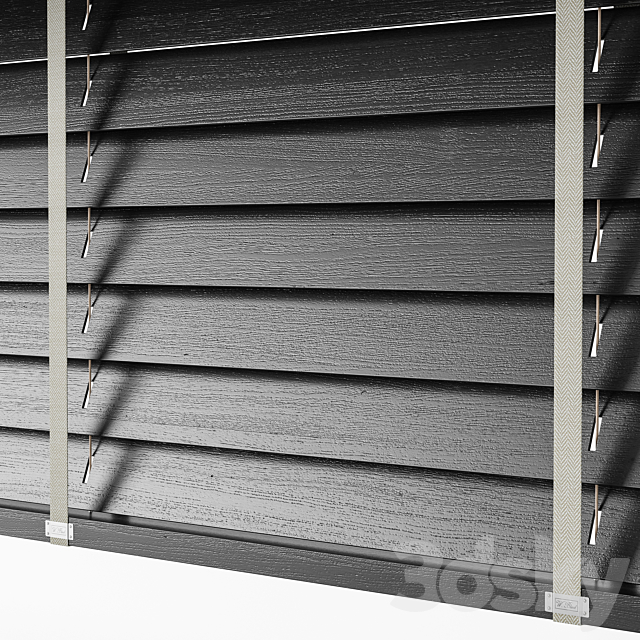 Wooden Blinds Set 09 3DS Max Model - thumbnail 5