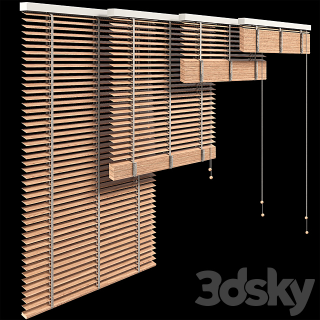 WOODEN JALOUSIE 3DSMax File - thumbnail 3