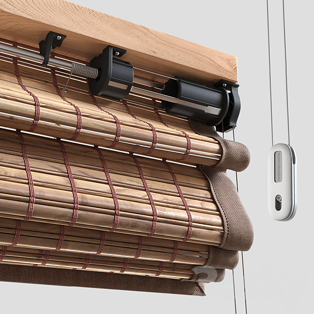 Woven wood shades 2 3DS Max Model - thumbnail 3